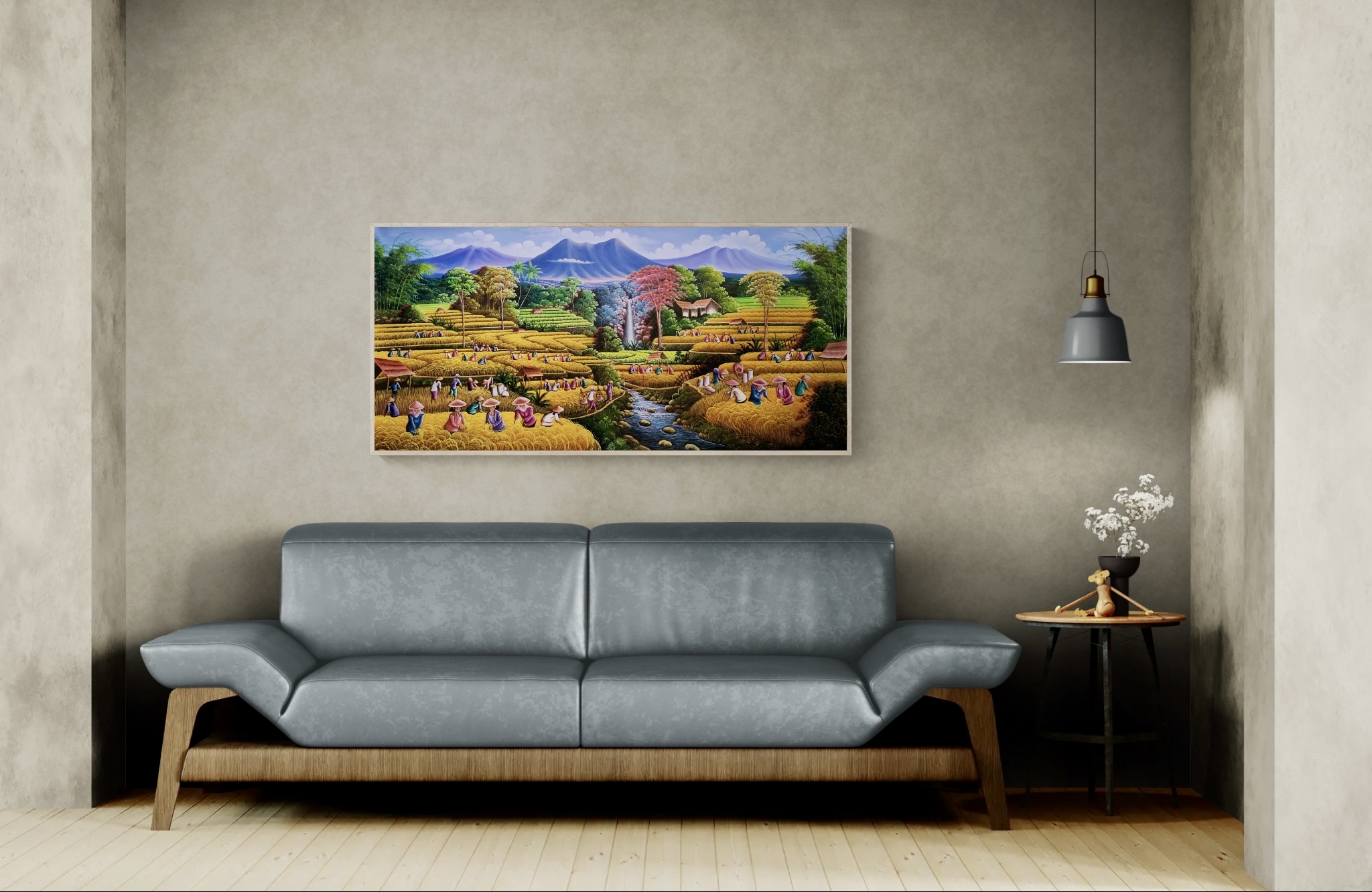 Golden Tides of the Mountain Valley image 3